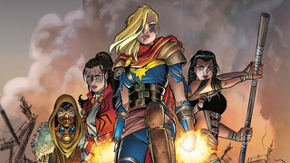 <em>Captain Marvel</em> pummels a misogynist in this exclusive preview<em></em>